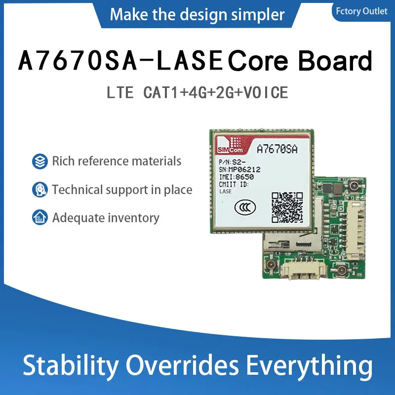 core board suporte a dados e voz a7672e lase 1pc simcom cat1 01