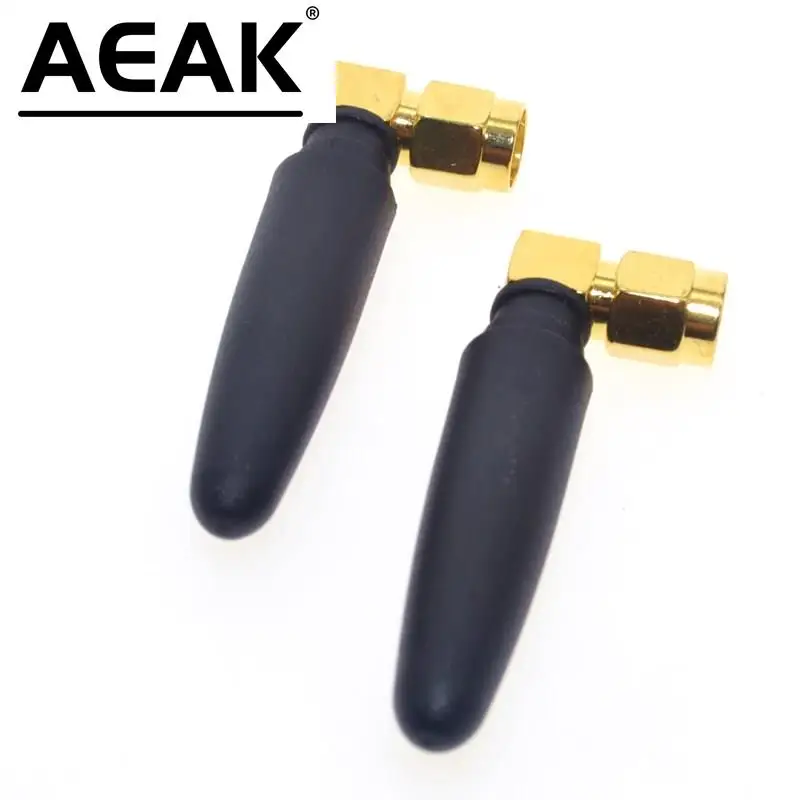 AEAK GSM antenna 2G antenna 2DBI Quad-Band 850/900/1800/1900 MHz, SMA plug connector for GSM module A6 SIM900 SIM800