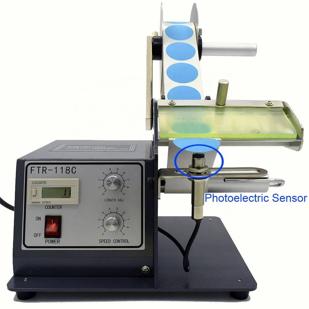 Automatic Electric Self-adhesive Sticker Label Dispenser Machine for Transparent Labels Easy to Operate