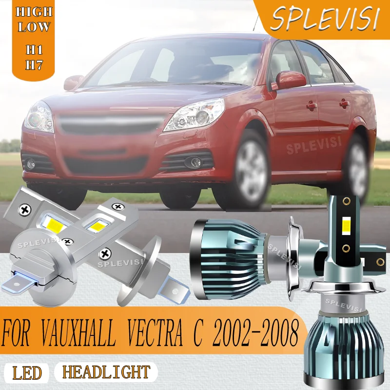 

Noise-Free Car headlight high low beam LED Smooth Operation Brighter For Vauxhall Vectra C 2002 2003 2004 2005 2006 2007 2008