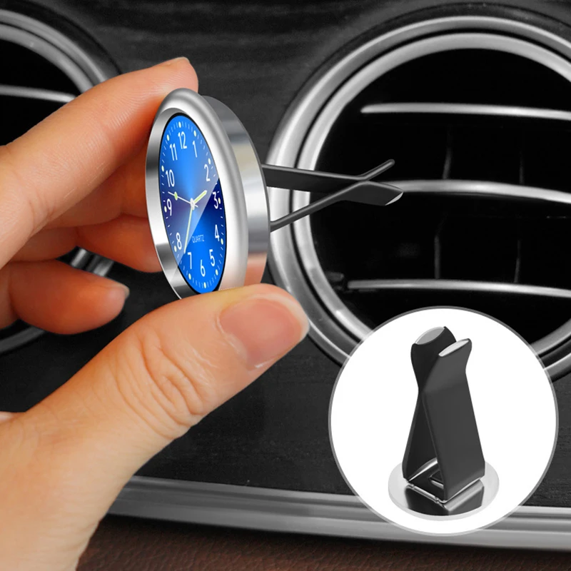 

Mini Watch Car Quartz Clock Mini Electronic Clock Waterproof Bicycle Motorcycle Watch Auto Ornament Car Accessories Gifts