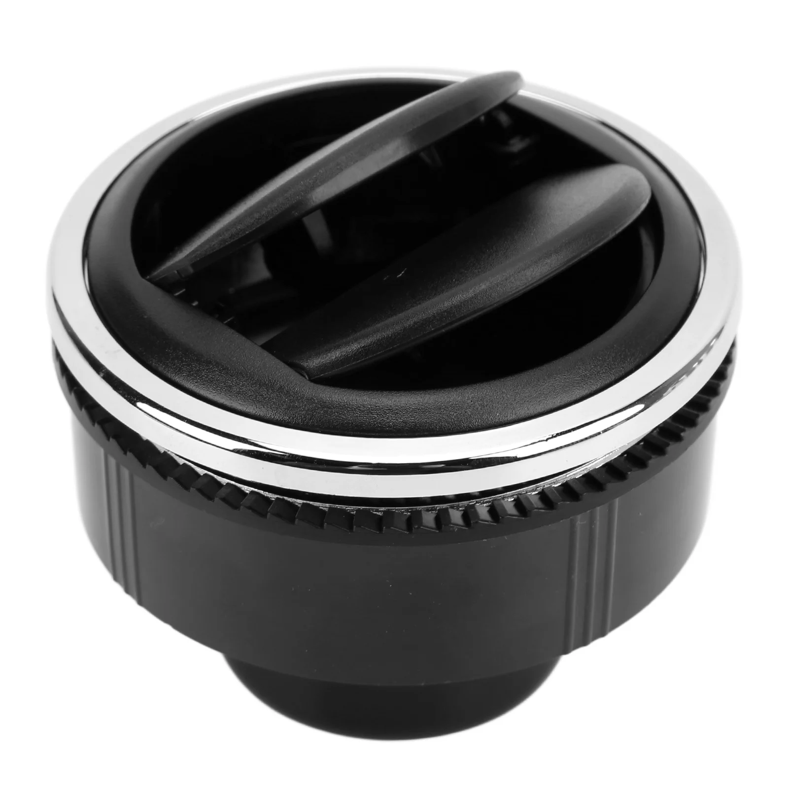 Dashboard Air Outlet Deflector Dash Air Conditioning Deflector Round ABS Electroplating Black Universal for RV Boat Bus Car