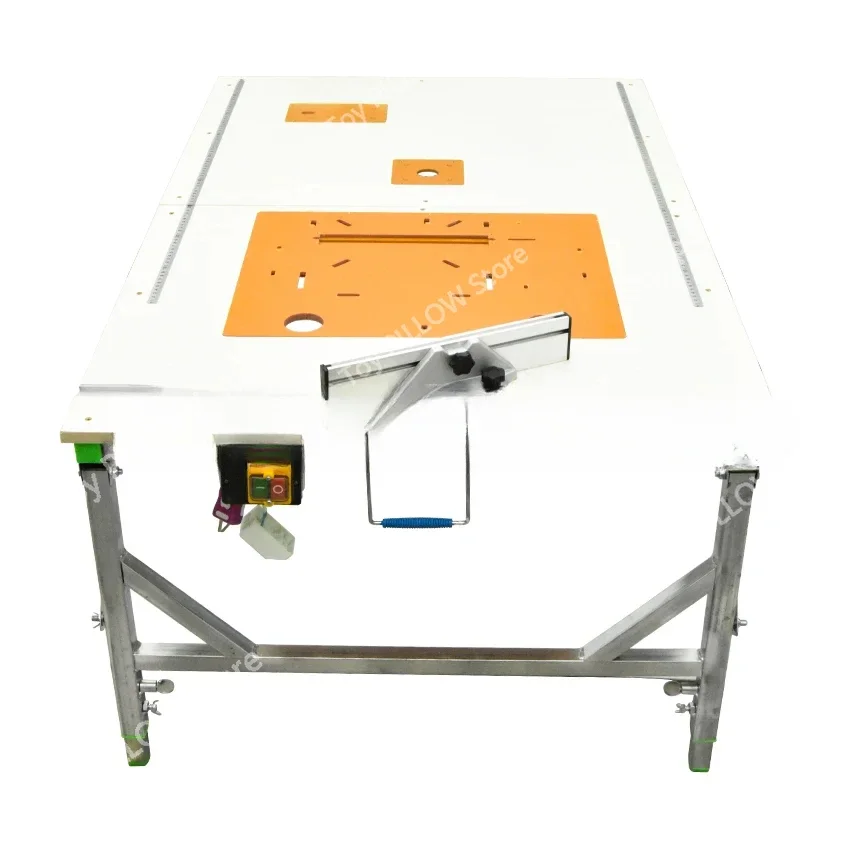 Établi de travail de calcul multifonctionnel, petite table de scie, table de scie pliante portable, décoration de bricolage, 80x120cm