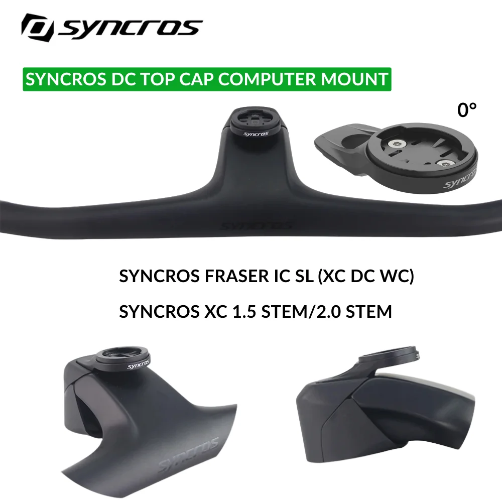 

Syncros Bicycle speed racket 0 Degree Top Cap Computer Mount Fraser Ic Sl Wc/Dc/Xc Handlebar Xc Stem 1.5/2.0 Garmin/Wahoo/Bryton