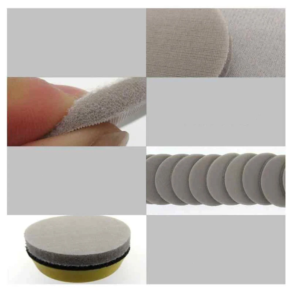 

10-80Pcs 2-inch 50mm Sponge Sand 320-8000 Grit Dry/Wet Dual Use Sponge Paper Automotive Plastic Metal Furniture Polishing Tool