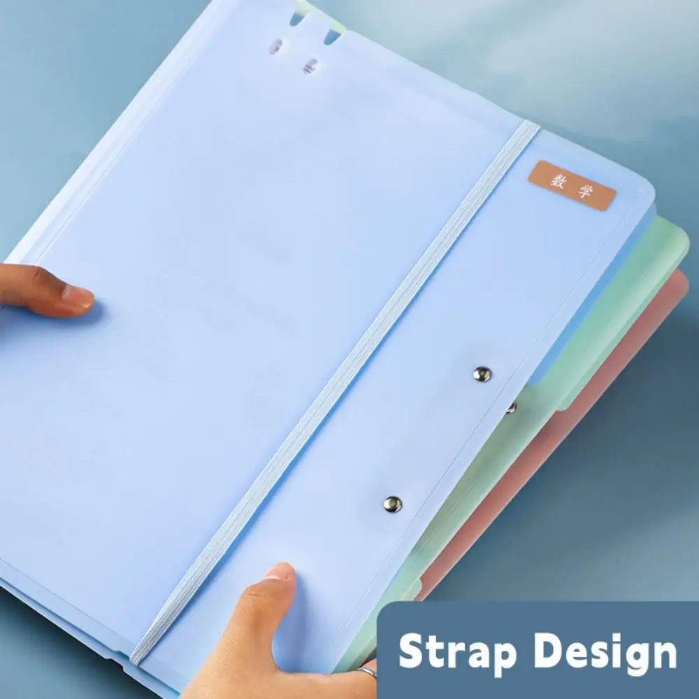 

Multifunctional Strap Design A3 File Folder Multifunction Clipboard Writing Pad School Office