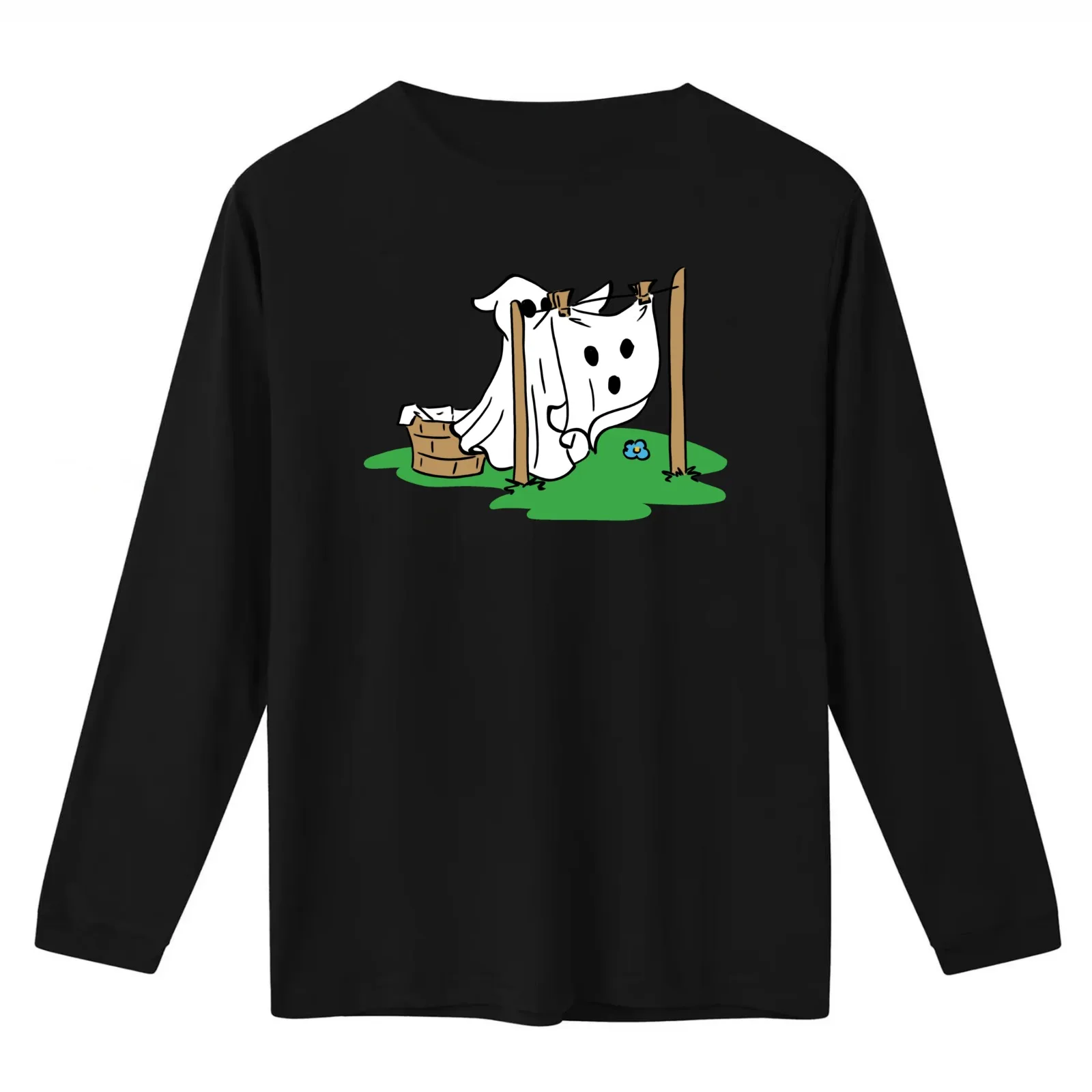 Laundry Day T-Shirt Summer Casual Cotton Tee Oversized Streetwear Tops Vintage Graphic Print Loose Fit Short Sleeve