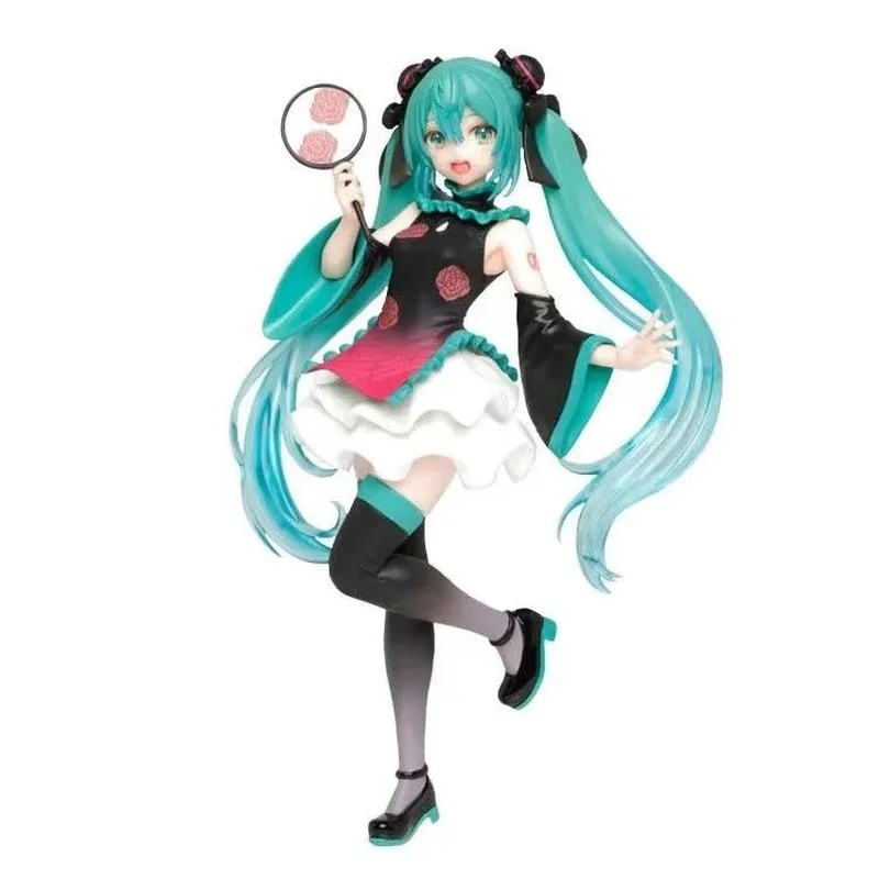 

Original Anime Figure Hatsune Miku 2020 Chinese Style Cheongsam Action Figure Toys for Kids Gift Collectible Model Ornaments