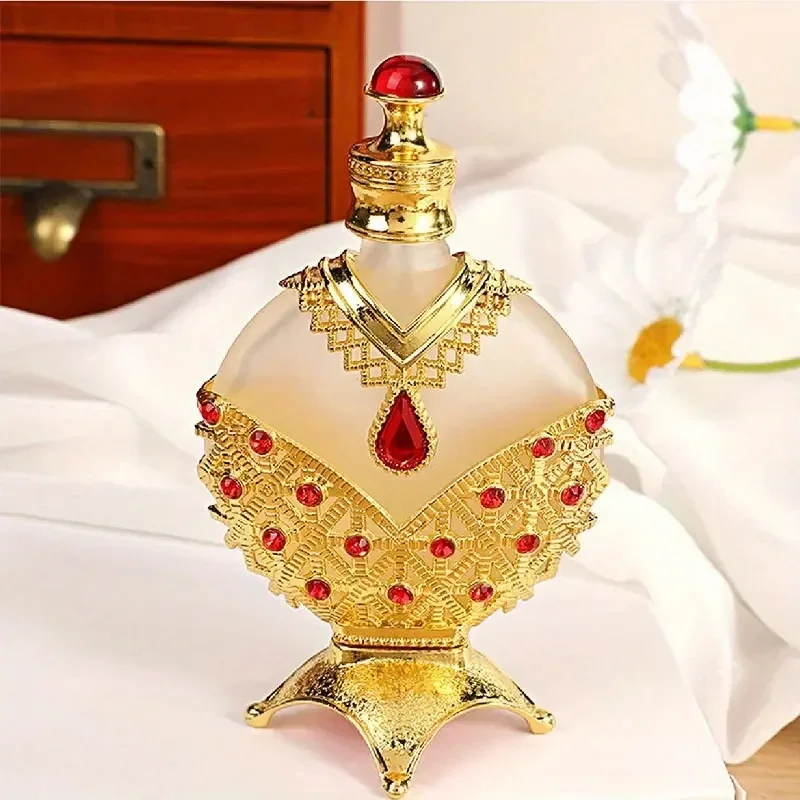 

10ml 30ml Empty Arabian Perfume Bottle Gold Concentrated Perfume Oil Dropper Bottle for Essential Oil Valentines Ladies Gifts