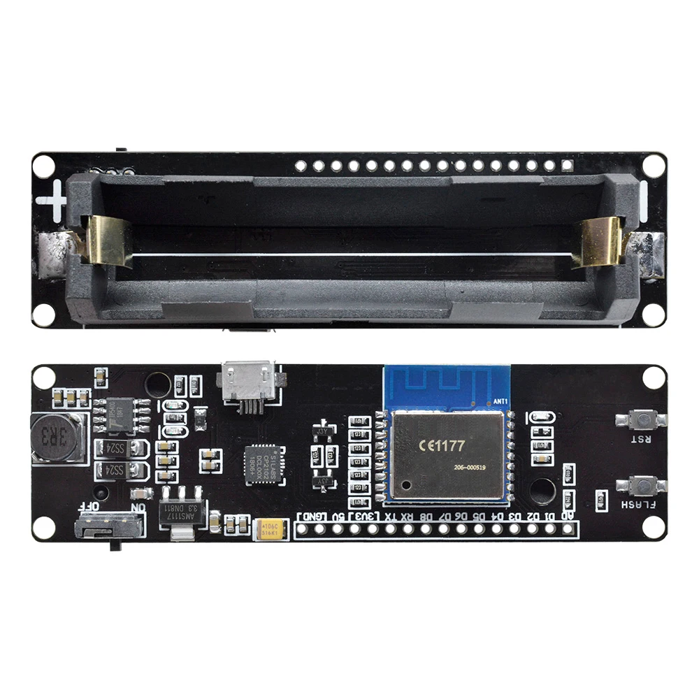 ESP32 ESP-32S Wireless WiFi & Bluetooth-compatible Development Board With 18650 Battery Holder ESP8266 for WeMos D1