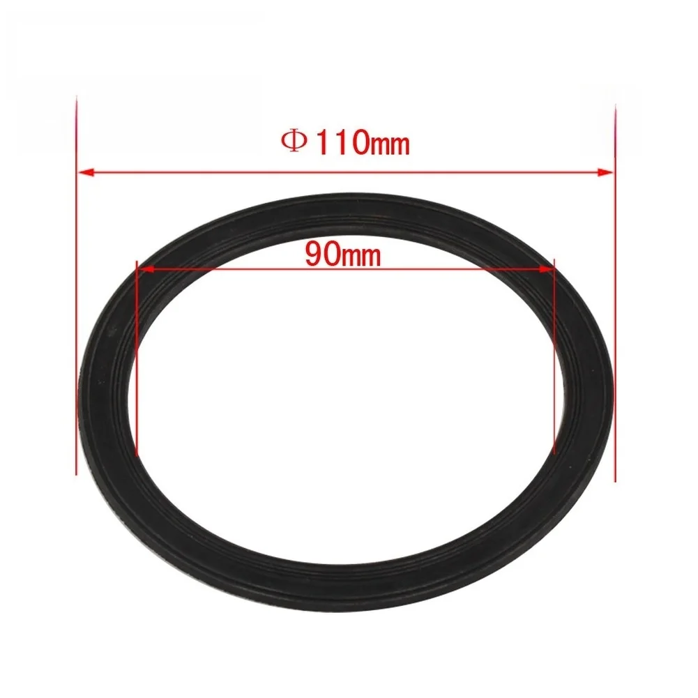 Black Sealing Ring for Kitchen For Sink Drain 110mm OD 83mm ID Rubber Gasket Compatible with Standard Strainers