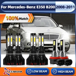 H7 Led Headlight Bulbs 60000LM High Low Beam Car Lights 12V 6000K H11 Fog Lamps For Mercedes-Benz E350 B200 2008 2009 2010 2011