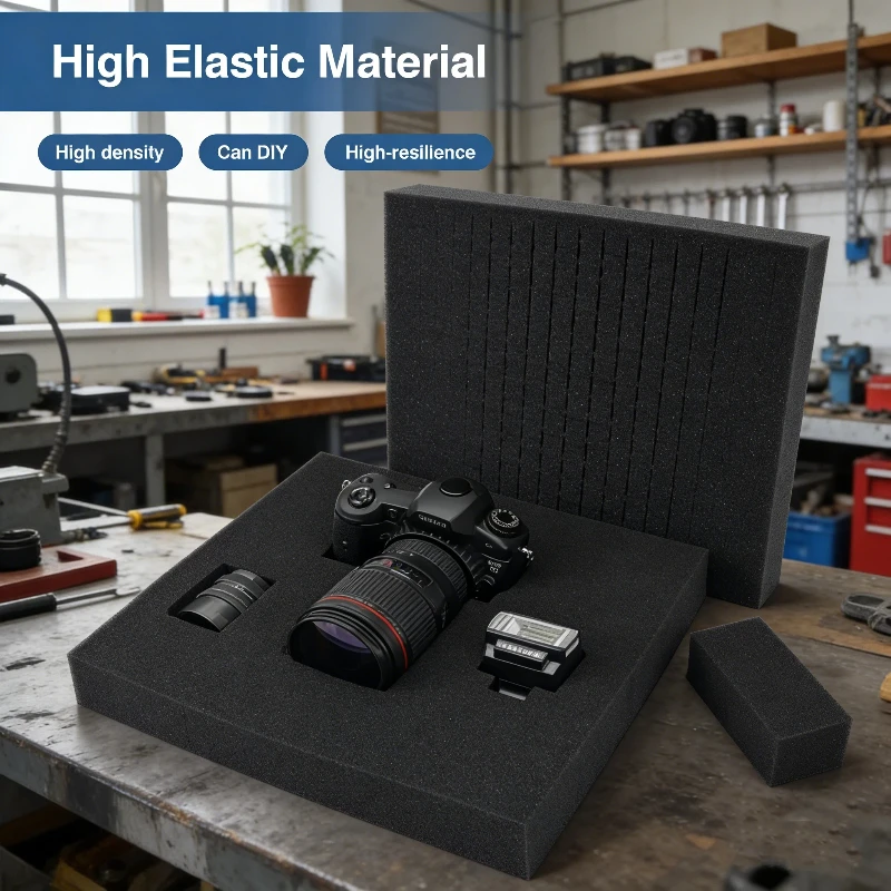 Pick And Pluck Foam Insert High Density Pre Cut Foam For Hard Case Pick Apart Square Grid Sponge Customizable Size