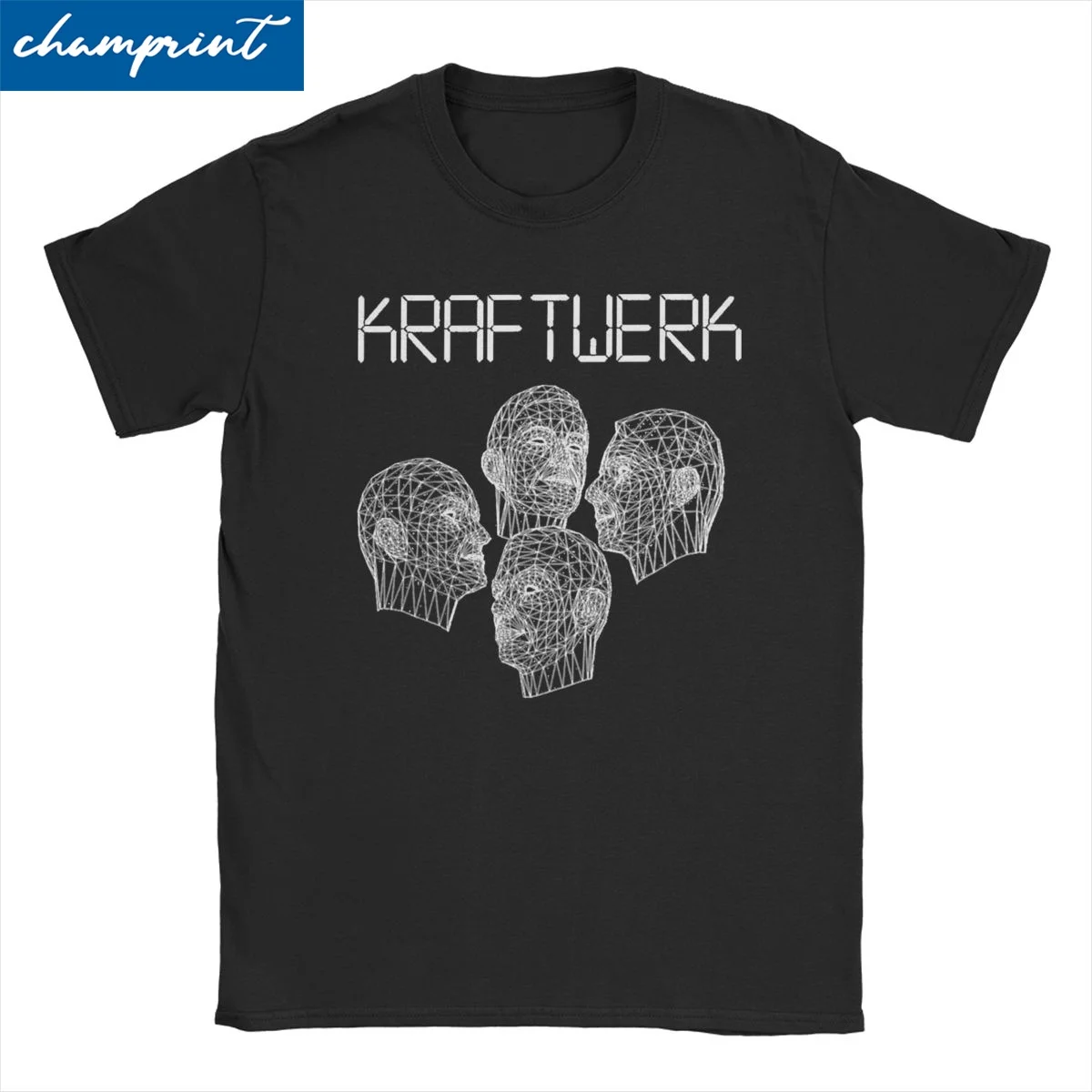 

Men Women's T-Shirts Kraftwerk 1978 Electro Pop Krautrock Devo Neu Cotton Tees Short Sleeve T Shirts Round Neck Tops Gift Idea