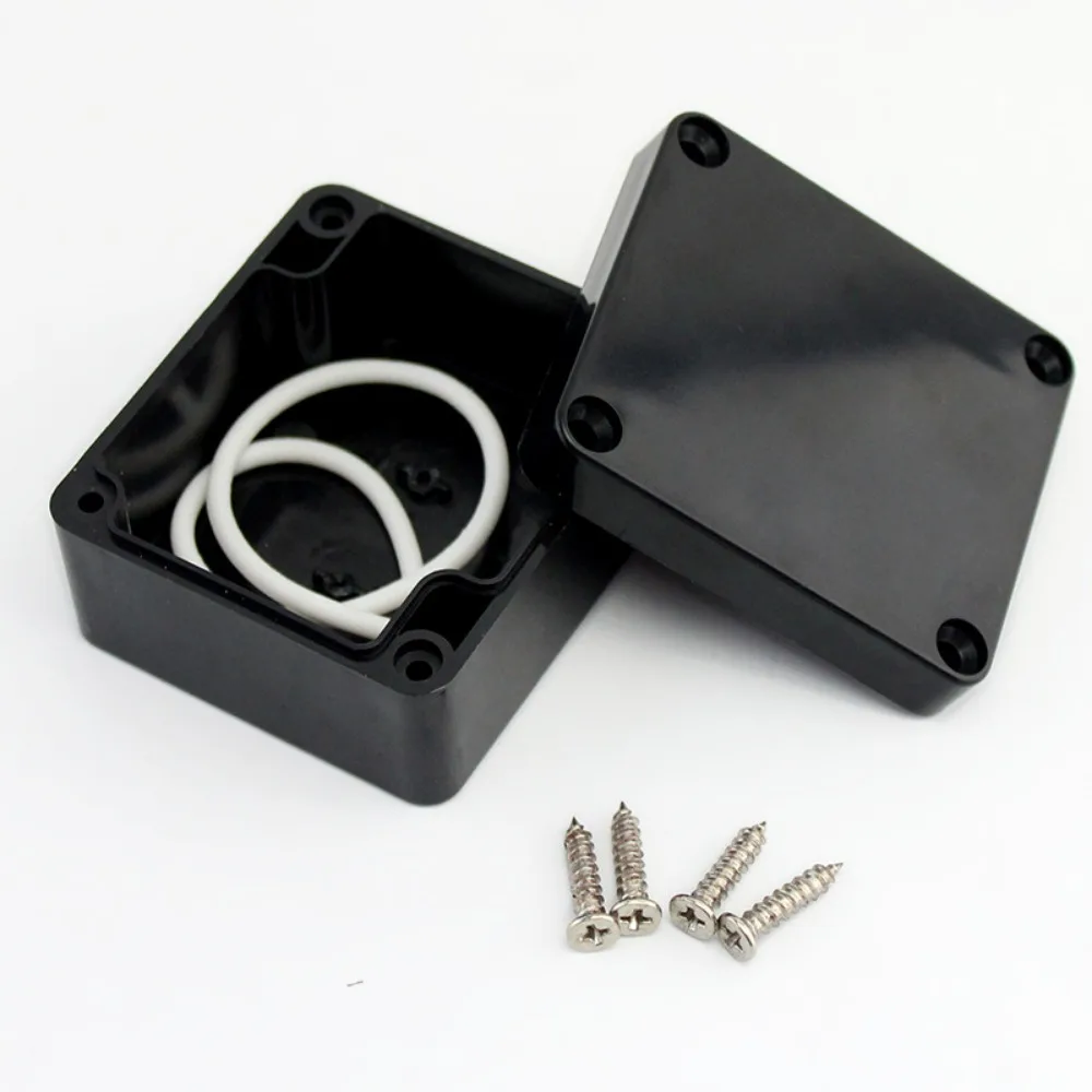 Enclosure Black IP65 Dustproof Electric Project ABS Plastic Junction Box Universal