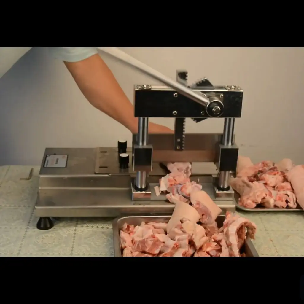 

Машина для резки мясных костей Коммерческая машина для резки костей Мясорезка из нержавеющей стали для