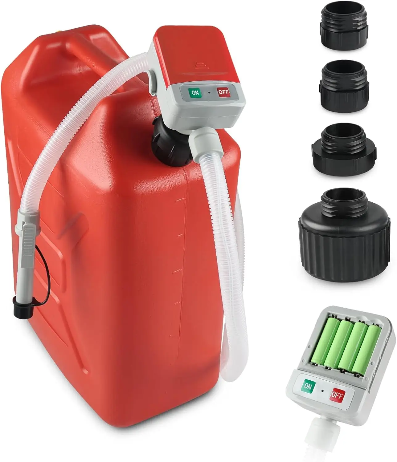 

Electric suction fuel pump Auto-stop Sensor Leak Protection 51"Hose Gasoline diesel Electric Oil Pump Fuel Transfer Pump