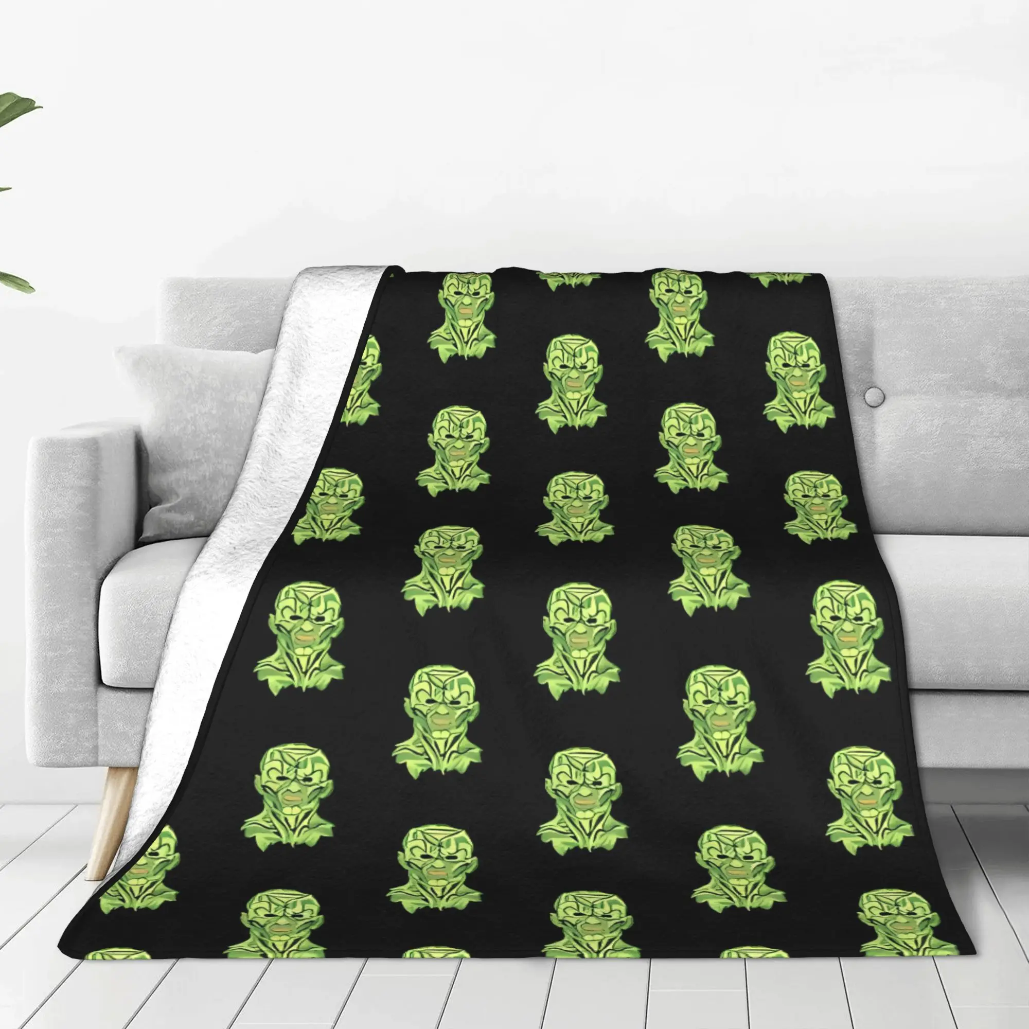 1PC Haunted Mask Version GGoosebumps Home Room Decorations Winter Blankets For Adults Bedding Home Interior Sofa Knee