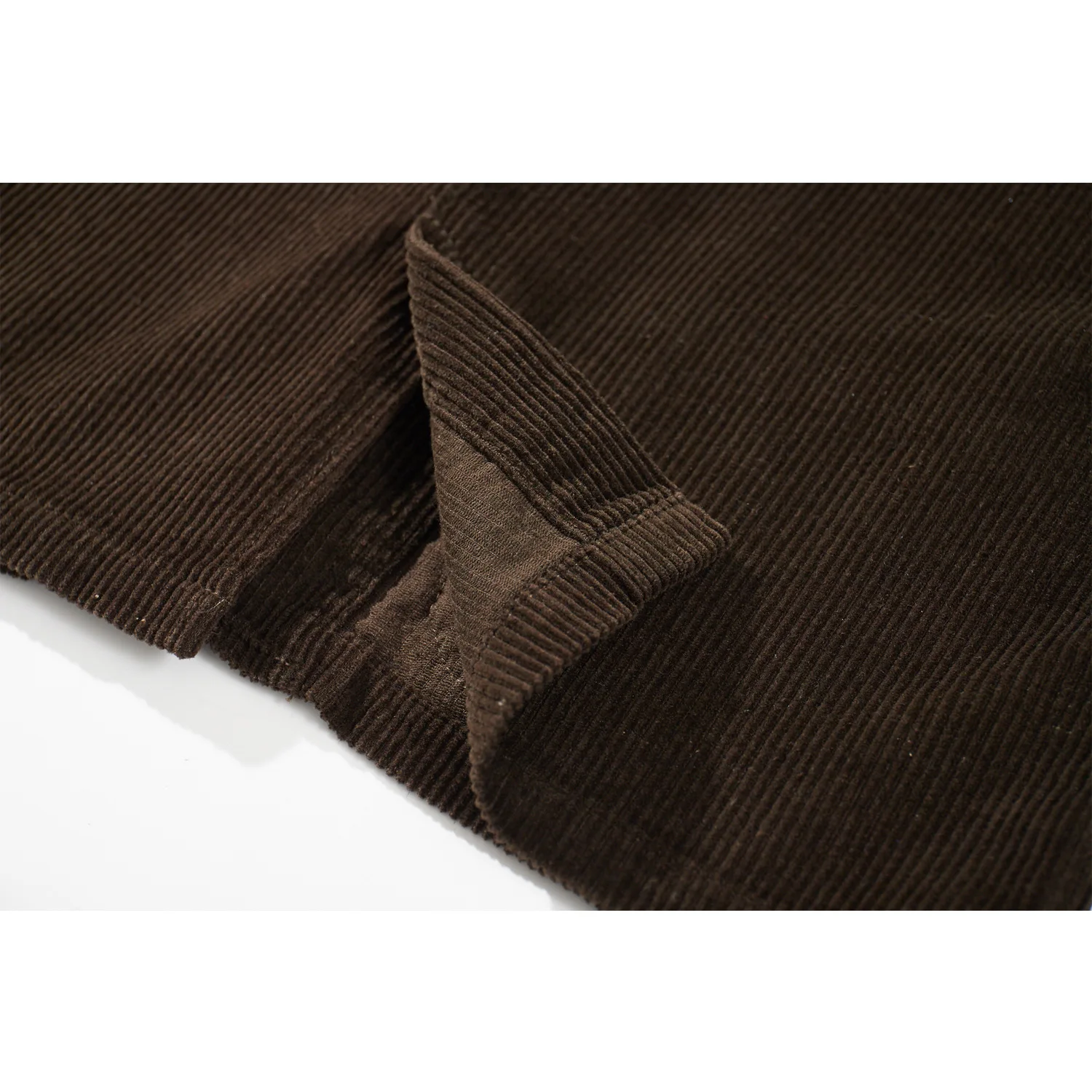 Französisch Retro Werkzeug Jacke Männer Schwere Cord Vintage Revers Multi Taschen Workwear Jacke Winter Feste Beiläufige Strickjacke Mantel Top – Detail 11