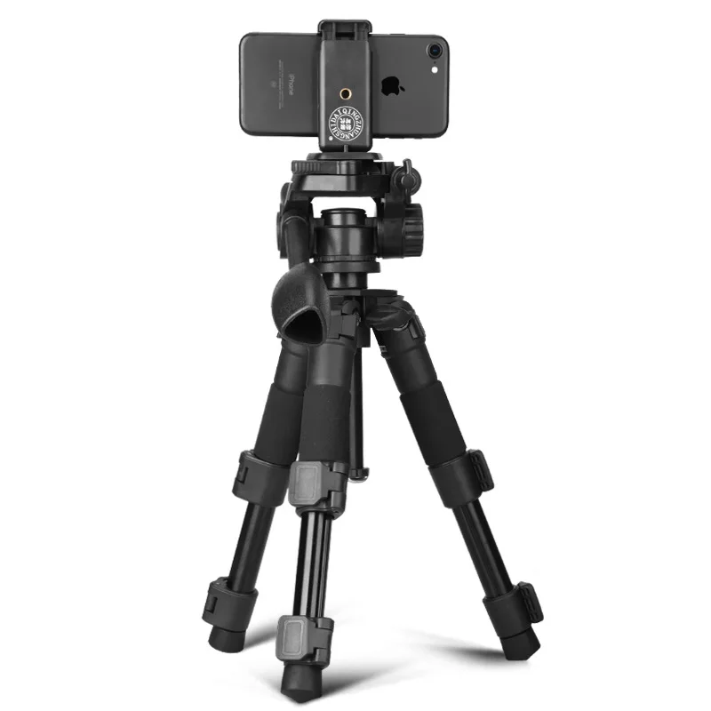 QZSD Q166S Portable Mini Tripod Macro Photography for Digital Cameras and Mobile Phone Stand Video Studio Accessories