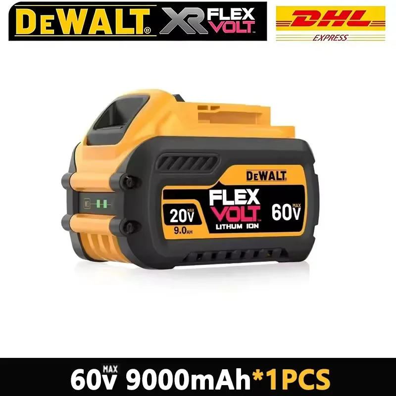 

DEWALT Rechargeable Lithium lon Battery 20V 5.0Ah/6.0Ah 18V 5.0Ah Power Tool BatteryDCB200 Genuine Replacement for DW045