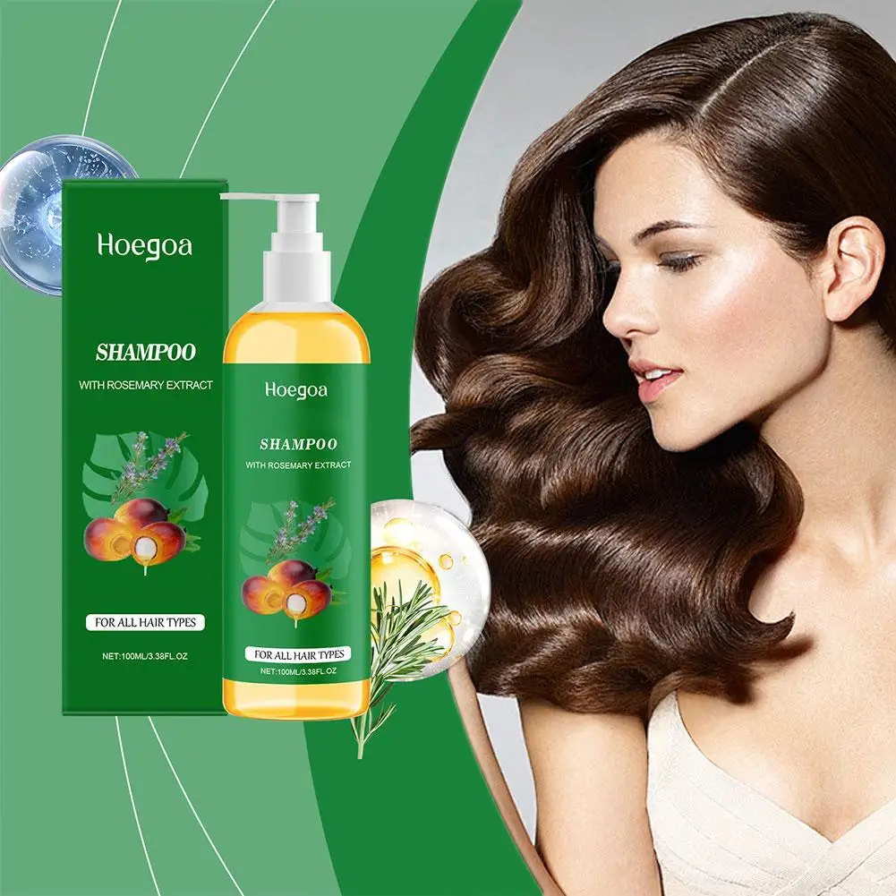 Rosemary Hair Shampoo & Hair Essential Oil Mint Split Spray Ends Moisturizing Nourishing Shampoo Strengthening Men Women Dr J3X9