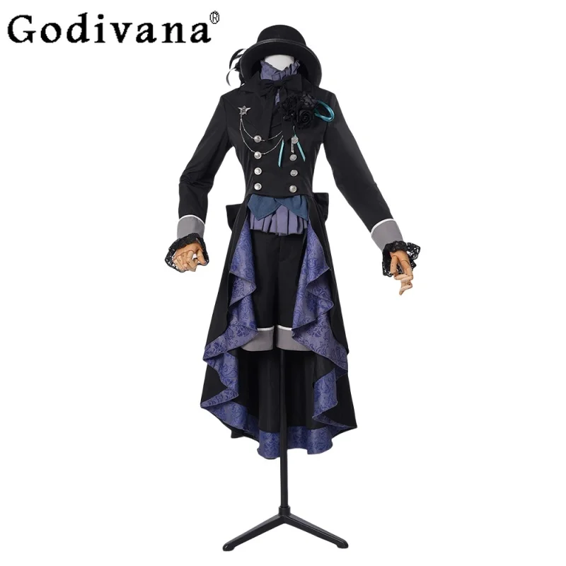 تأثيري الأسود روز أنيمي مجموعة المرأة بتلر المحكمة خمر القوطية تأثيري حلي الدعاوى قبعة للسيدات رائع لوليتا وتتسابق