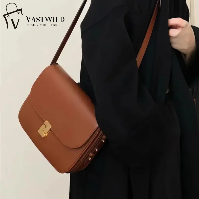 

Genuine Leather Shoulder Bag for Women Crossbody Bag Female Luxury Designer Bags Classic Crossbody Square Bags Commuting Bag