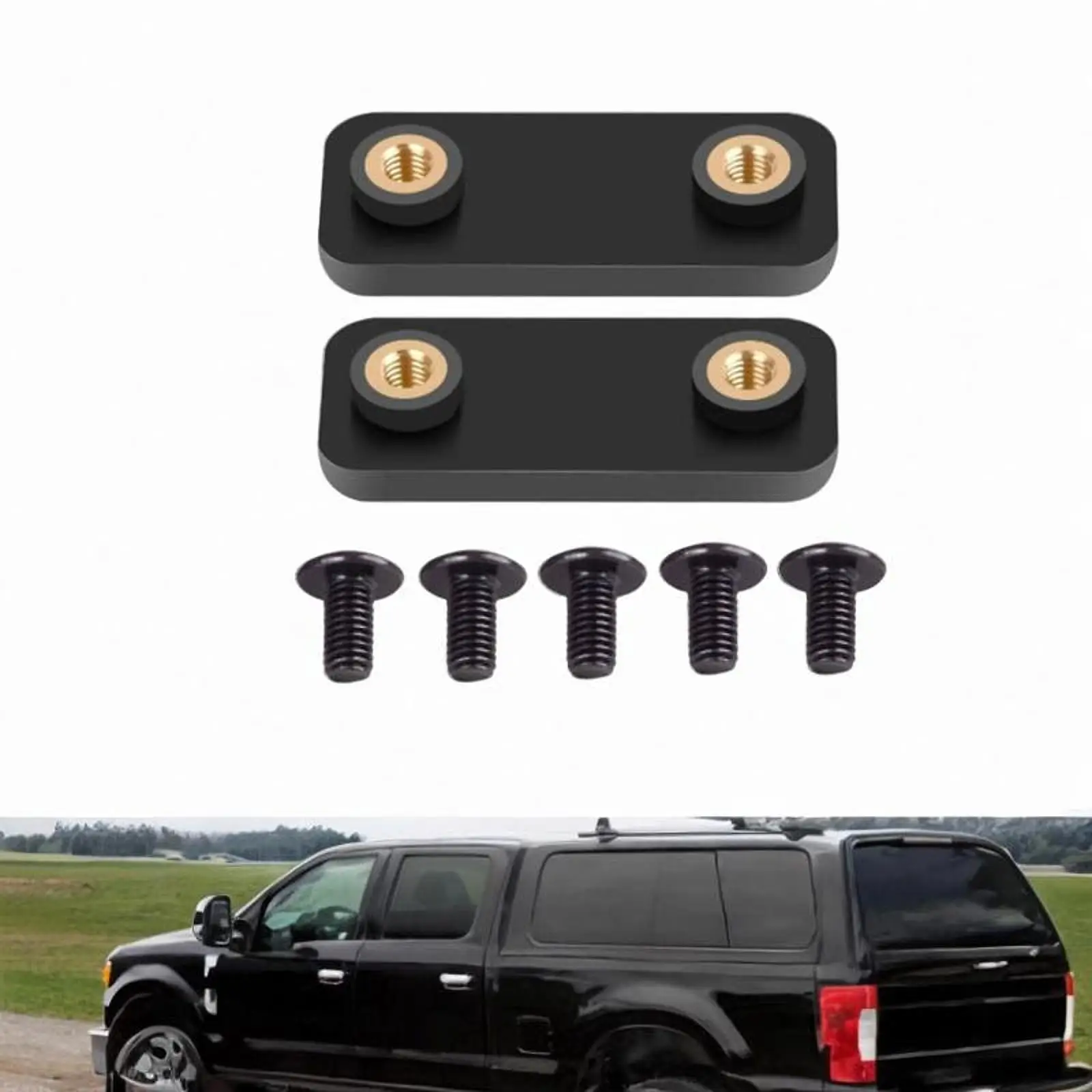 

64658 Repair Part Rear Door Mounting Plates for Leer Truck Cap 100xq