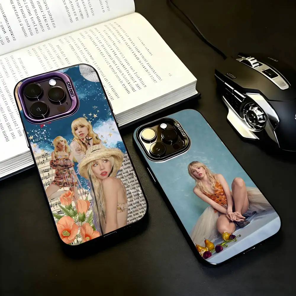 

Singer Carly Rae Jepsen Phone Case For iPhone17,16,15,14,13,12,11 Plus,Pro Max Black Candy silver phone case