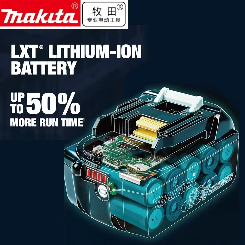 100% Original Makita 18V 6.0Ah BL1860b Rechargeable Li-ion Battery For Makita 18 Volt Power Tools BL1860 BL1830b BL1850b BL1840