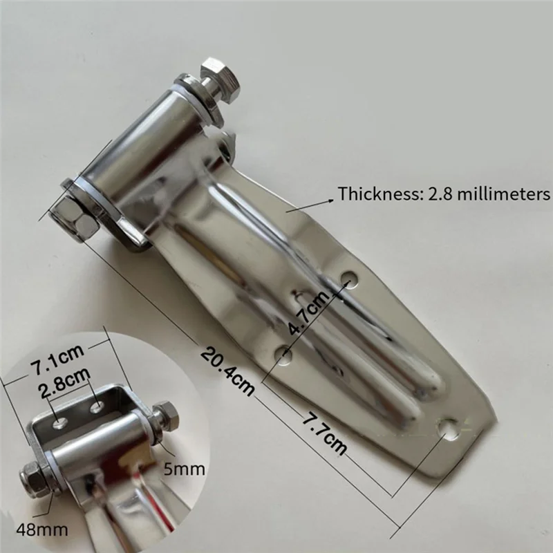 Truck Van Refrigerated Cold Store Storage Door Hinge Stainless Steel Container Compartment Fitting Express Car Part