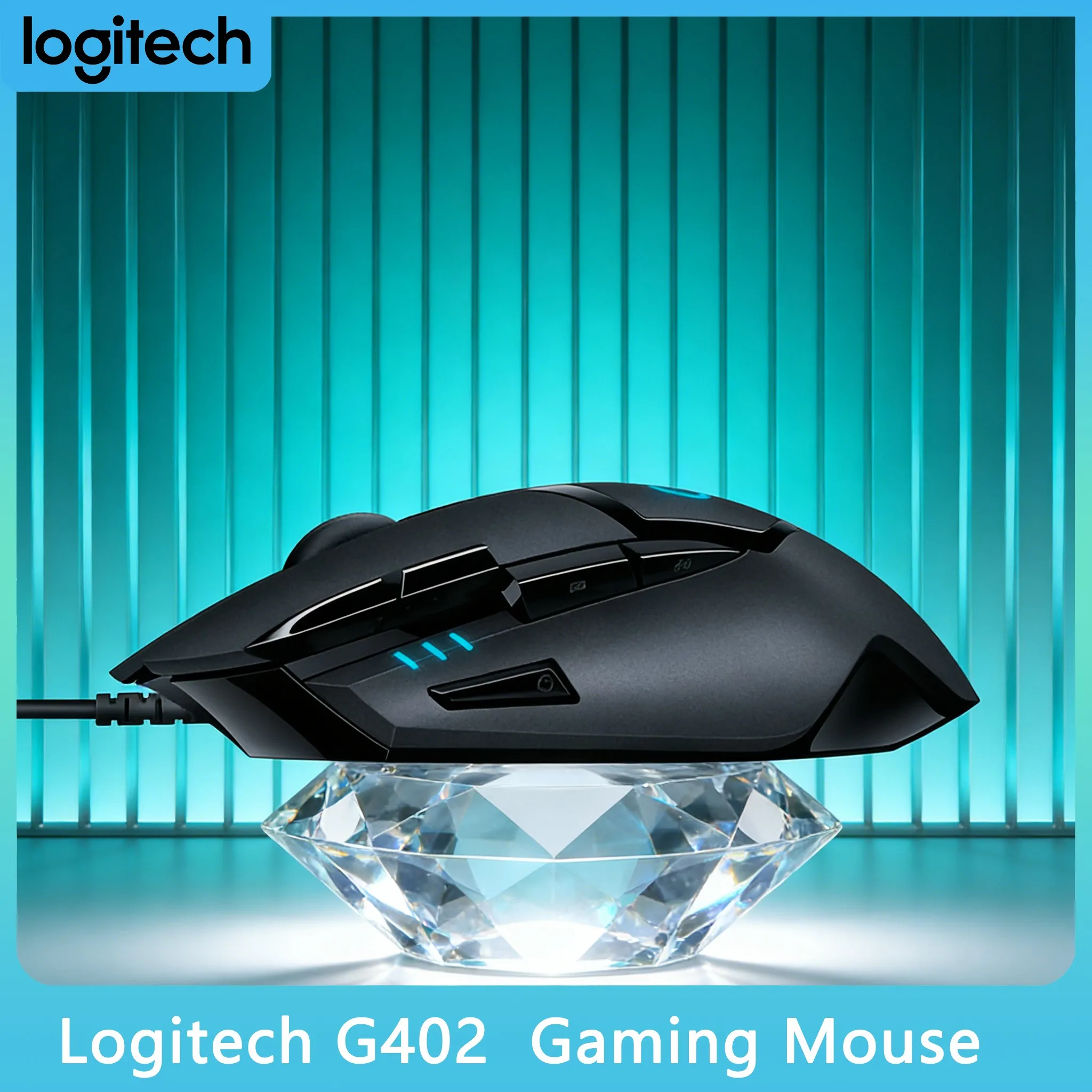 

G402 Wired RGB FPS Mouse Macro Programmable for Laptop Gaming
