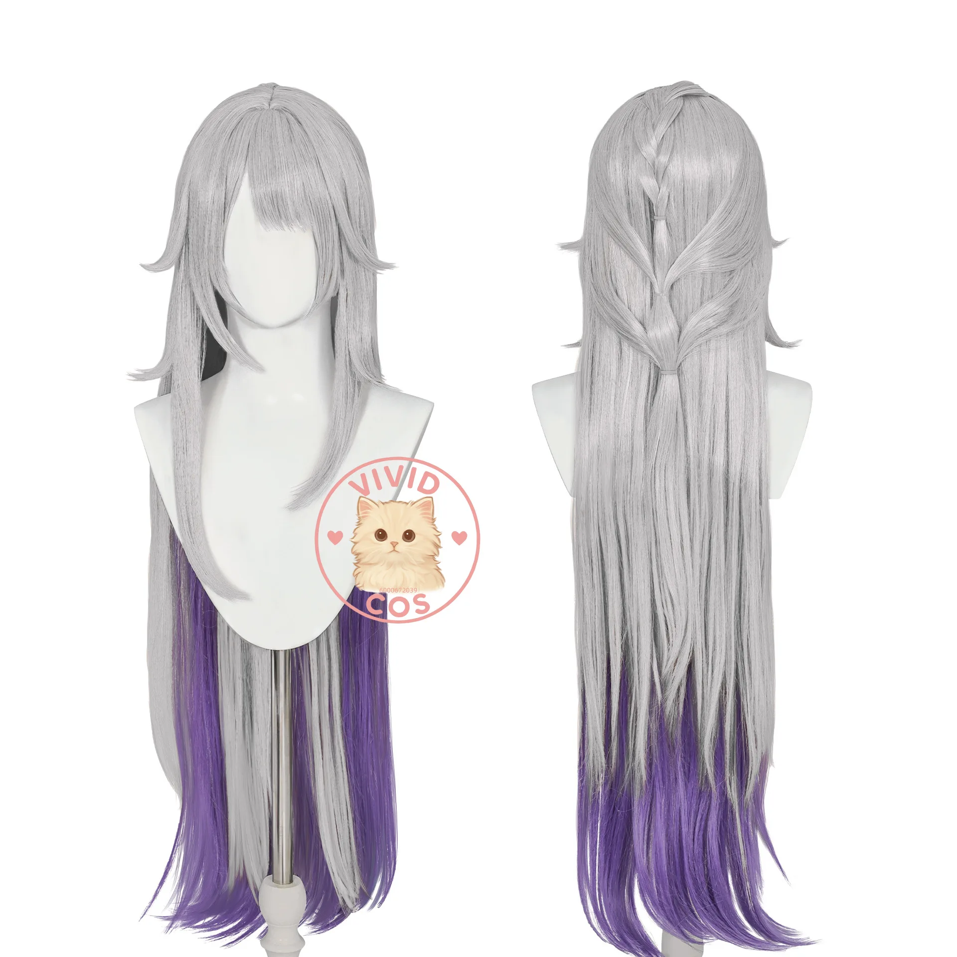 ゲーム Honkai: スターレールヘルタコスプレ高品質ロールプレイ衣装新しいアニメパープルマジックドレス帽子かつら女性のためのコミコン