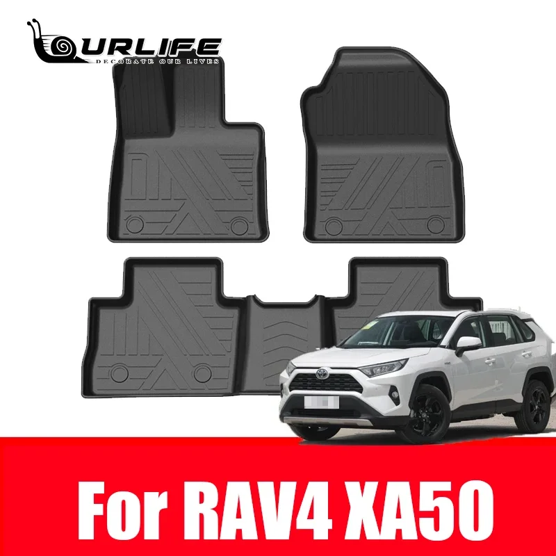 

Car floor mat For Toyota RAV4 2013-2019 2020 2021 2022 2023 2024 Cargo liner tpe foot pads waterproof car accessories