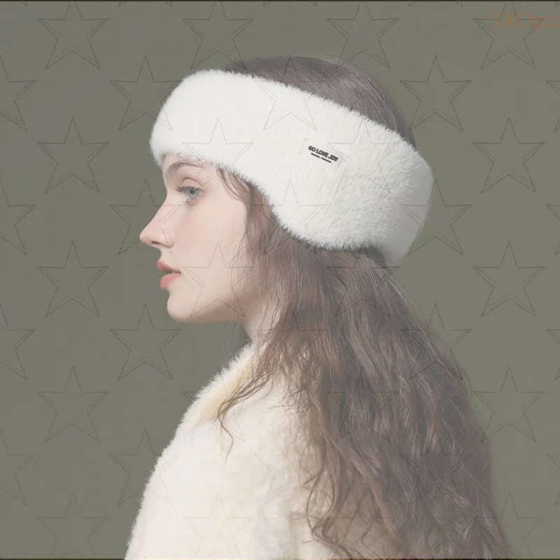 الشتاء الأذن دفئا غطاء للأذنين عقال لطيف العصابات الشعر في الهواء الطلق التزلج الرياضة سميكة هيرباند للنساء الرجال الحجاب إكسسوارات الشعر #1