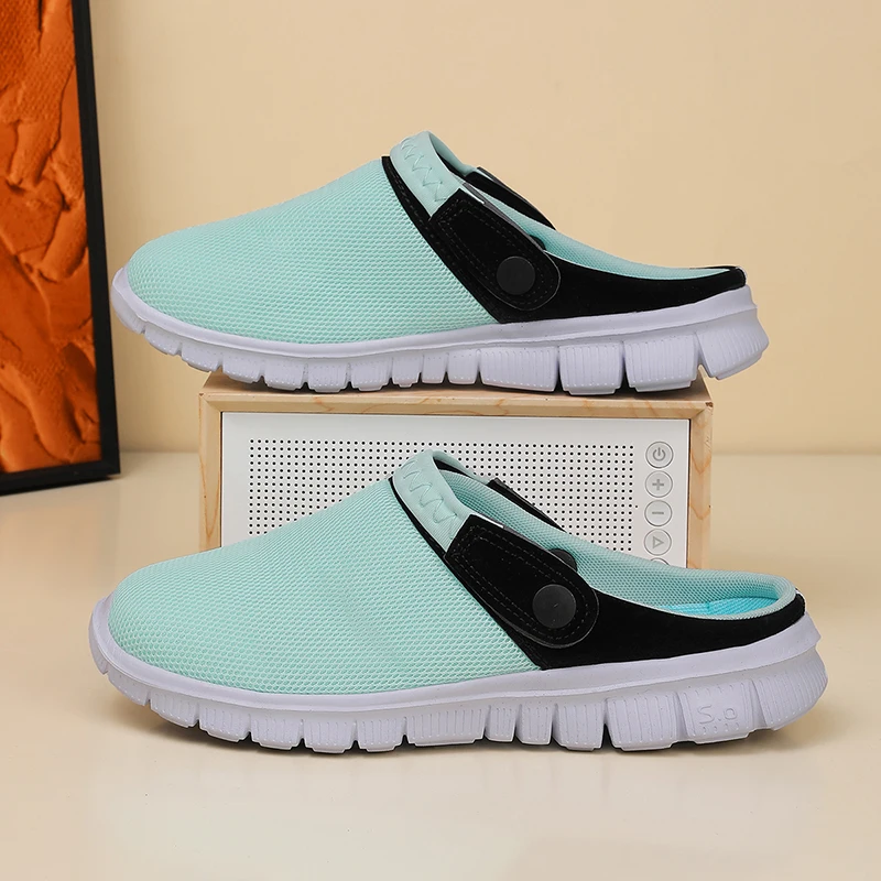 

Hot Sale Women's Garden Shoes Comfortable Lightweight Mesh Slippers Woman Summer Sandals Outdoor Non-slip Beach Clogs for Women