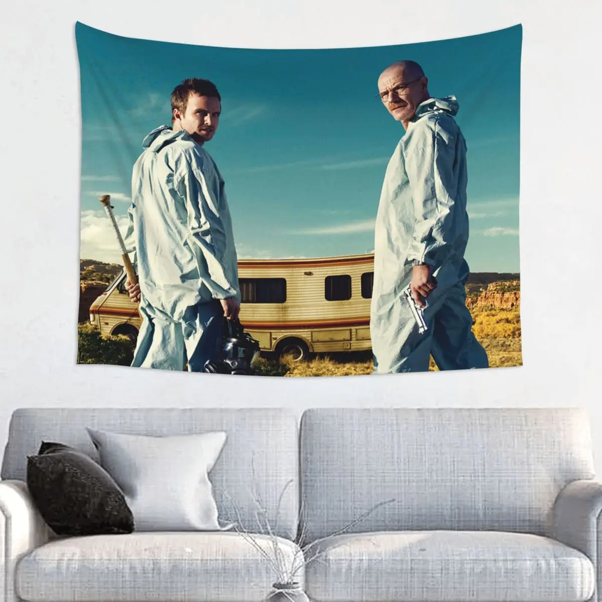 Breaking Bad Chemical Bus Tapestry Bohemian Polyester Wall Hanging Walter White Jesse Pinkman Home Curtain Mandala Wall Blanket