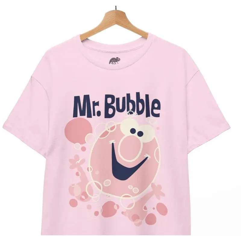 Футболка Mr Bubble, рубашка в стиле ретро с логотипом Bubblebath в стиле гранж, футболка унисекс