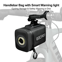 Gaciron Bicycle Handlebar Bag With Front Light CAT HOUSE Bike Bag With Smart Sensor Warning Light USB-C Charging For Cycling