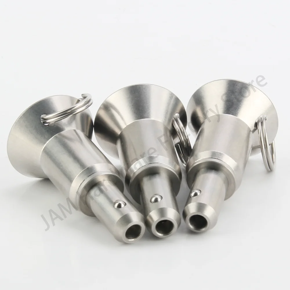 MJ122 Spring Detent Pins Quick Release Ball Lock Pins Stainless Steel Handle Recessed Button