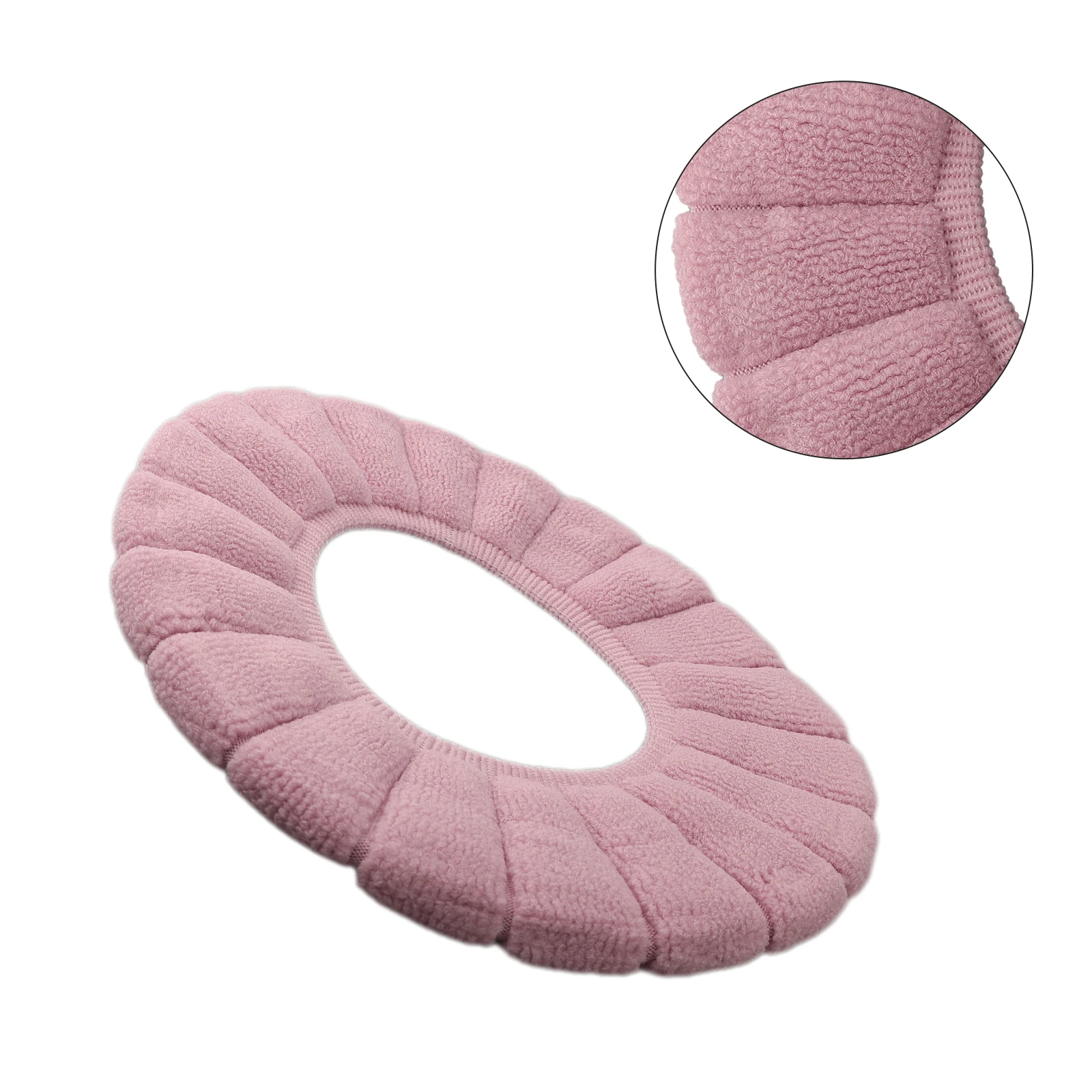 Toilet Seat Pad Toilet Seat Cushion Bathroom Toilet Washable Soft Pad Seat Cover Lid Cushion O-shape Toilet Seat Bidet Covers