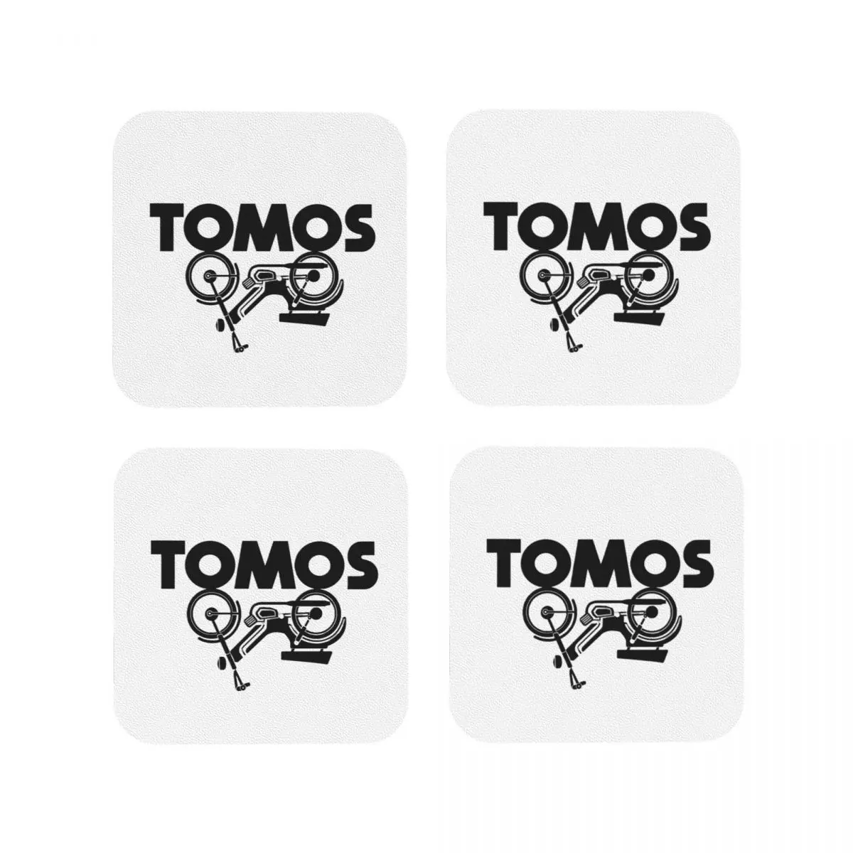 

Tomos подставки для мопедов, кухонные салфетки, водонепроницаемые изоляционные коврики для чашек, кофейные коврики для декора, домашняя посуда, подушечки, набор из 4 шт.