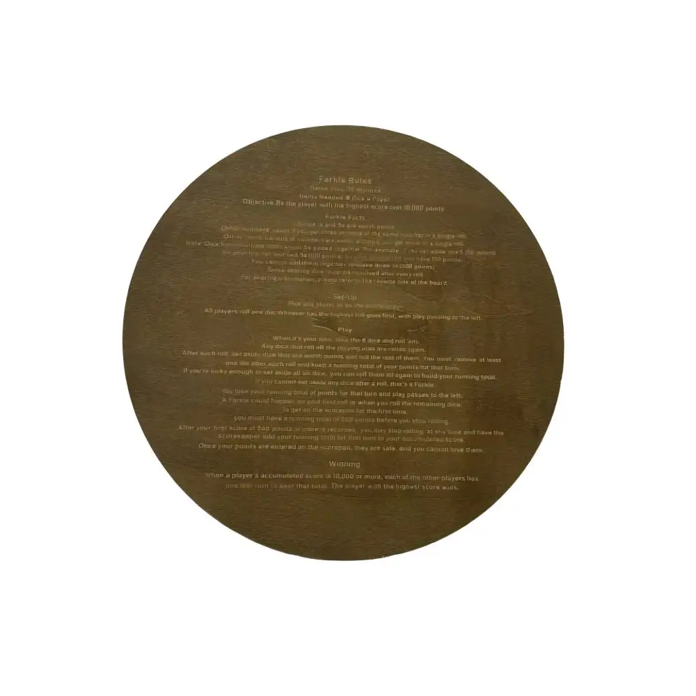 나무 갈색 플레이크 주사위 트레이 1세트 + 주사위 보관 상자 + 주사위 6개(주사위 6가지 색상 사용 가능)