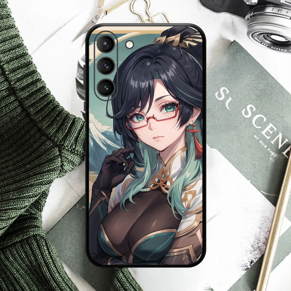 Xianyun Genshin Impact V4.4 Anemo Character 5Star Phone Case for SAMSUNG Galaxy S24 S23 Ultra S22+ S21 FE S20 A54 Note20Plus