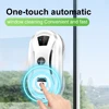 PuRuiKai AI 窓掃除ロボット スマート自動クリーナー 縞なし 窓/タイル/ガラスドア用 自動掃除 超静音 5
