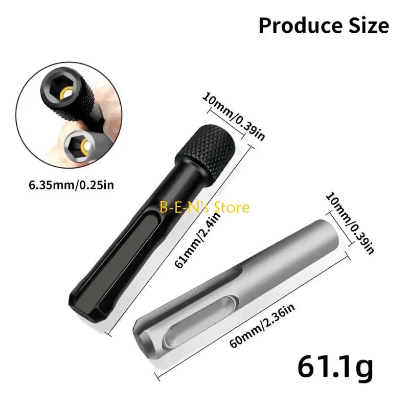

Y1AD Pack of 2 Electric Screwdriver Bit Holders Hexagonal Shank for Various Drills
