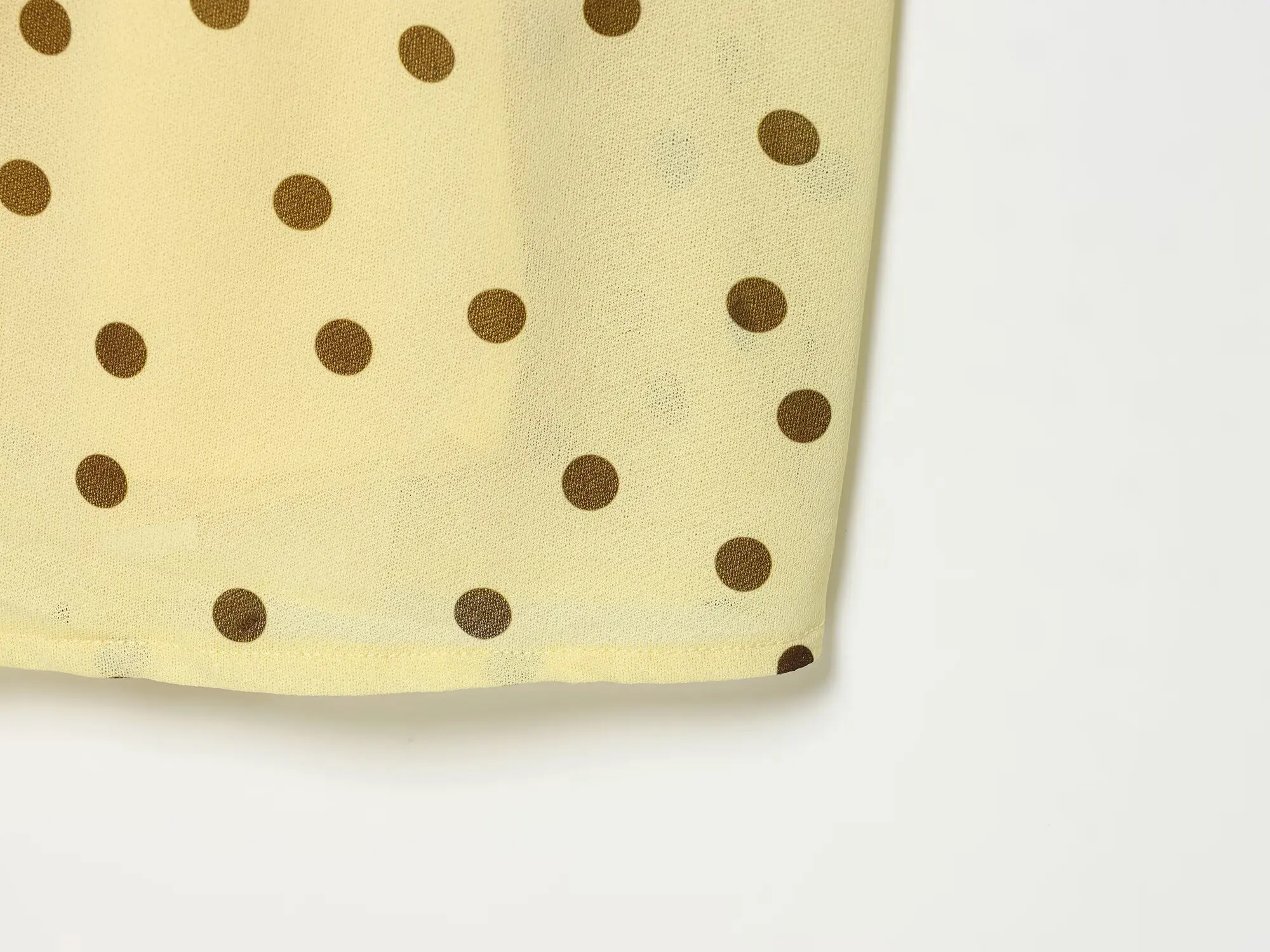 HH Minimalistisches Elegantes Polka-Dot Maxikleid für Damen Sommer Ärmelloses Tailliertes Langes Kleid Smart Casual Büro-Outfit – Detail 8