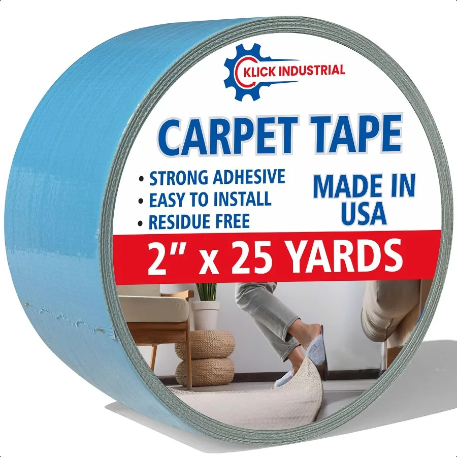 

Carpet Tape Double Sided Rug Tape Secure Rugs to Hardwood Laminate Tile Carpet Carpet Grip Tape Removable Carpet Tape No damage
