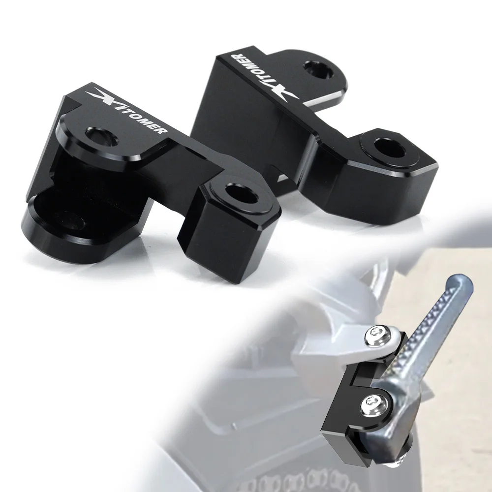 Fit For Honda VFR 800 X Crossrunner 2016 Motorcycle Aluminum Passenger Foot Pegs Lowering Relocation Bracket Kit Rear Footrests